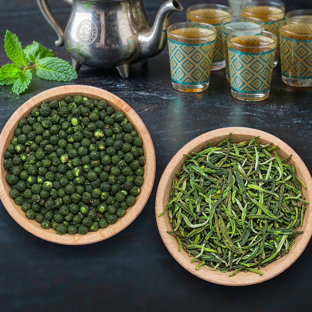Thé vert Gunpowder 3505 vs Chunmee 41022 pour le Maroc